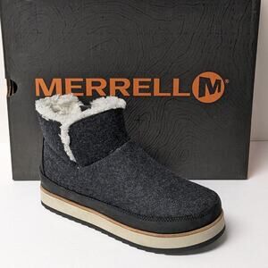 Merrell Juno Pull-On Boots, Black, Women's 9 M